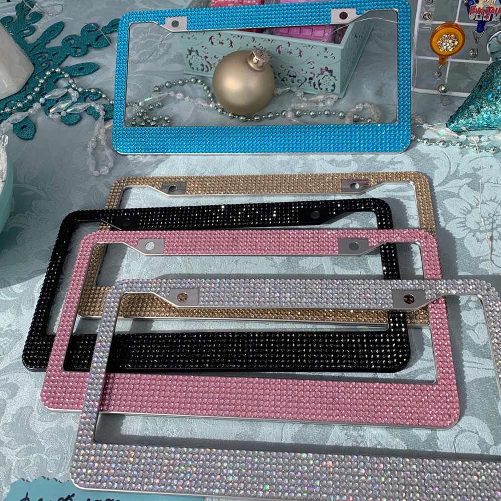 Bling license plates